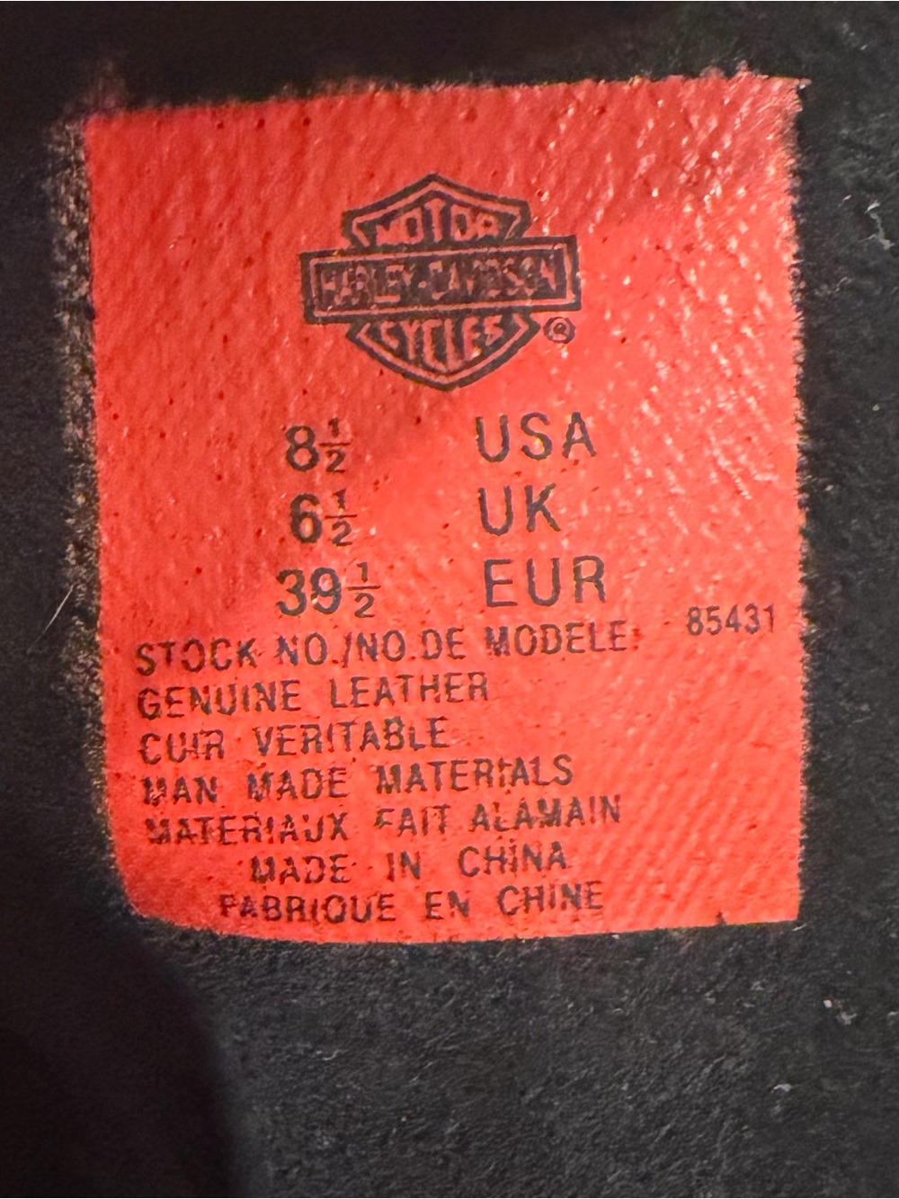 Harley-Davidson Women’s 8.5 Square Toe, Mid Calf Riding Boot - Picture 9 of 9